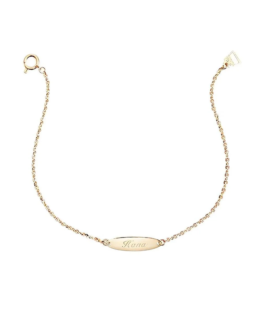 【AURORA GRAN】K18YG Chain Bracelet Oval for MOM