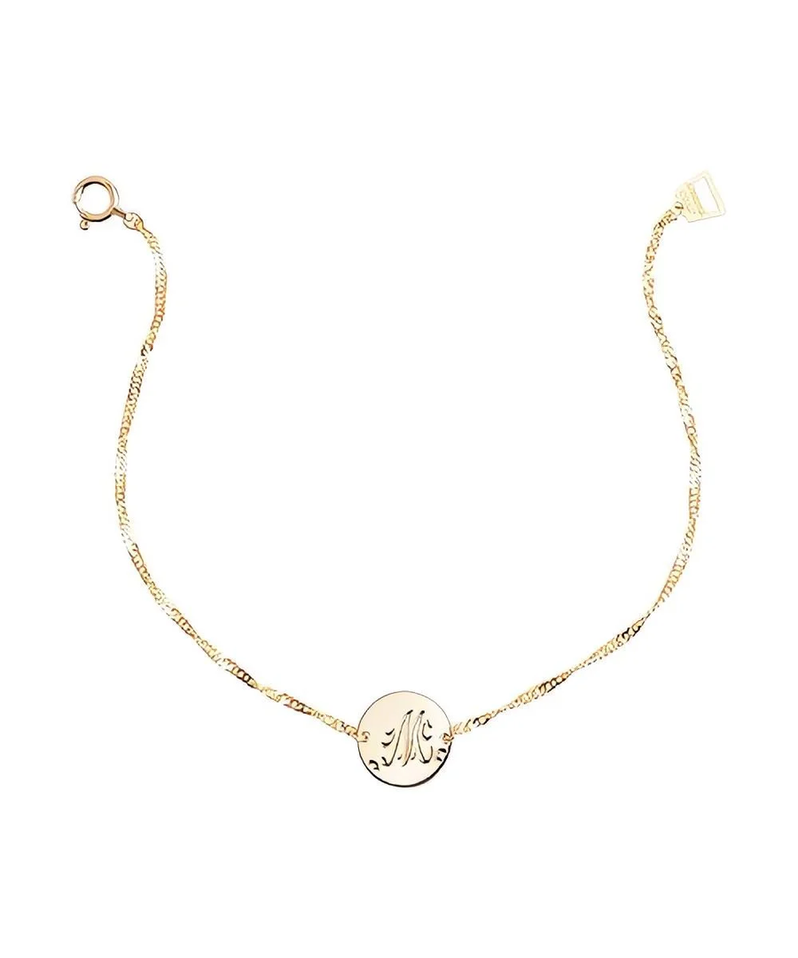 【AURORA GRAN】K18YG Chain Bracelet Round for MOM