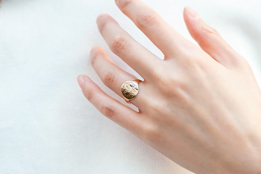 【AURORA GRAN】INITIAL＆MESSAGE RING