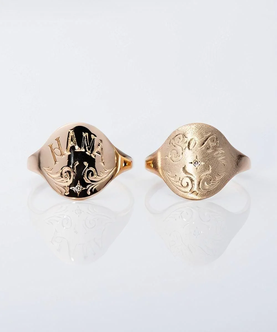 【AURORA GRAN】INITIAL＆MESSAGE RING