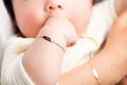 【AURORA GRAN】K18YG Chain Bracelet Oval for Baby